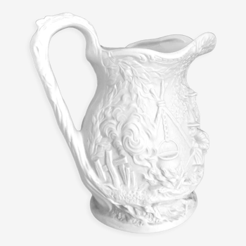 Carafe blanche porcelaine Port Meirion