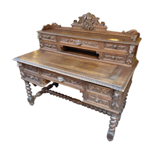 bureau en chêne massif,