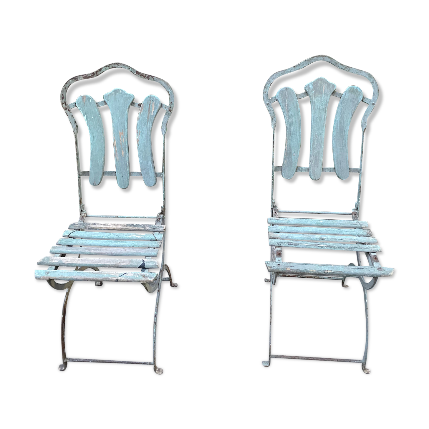 Antique garden chairs