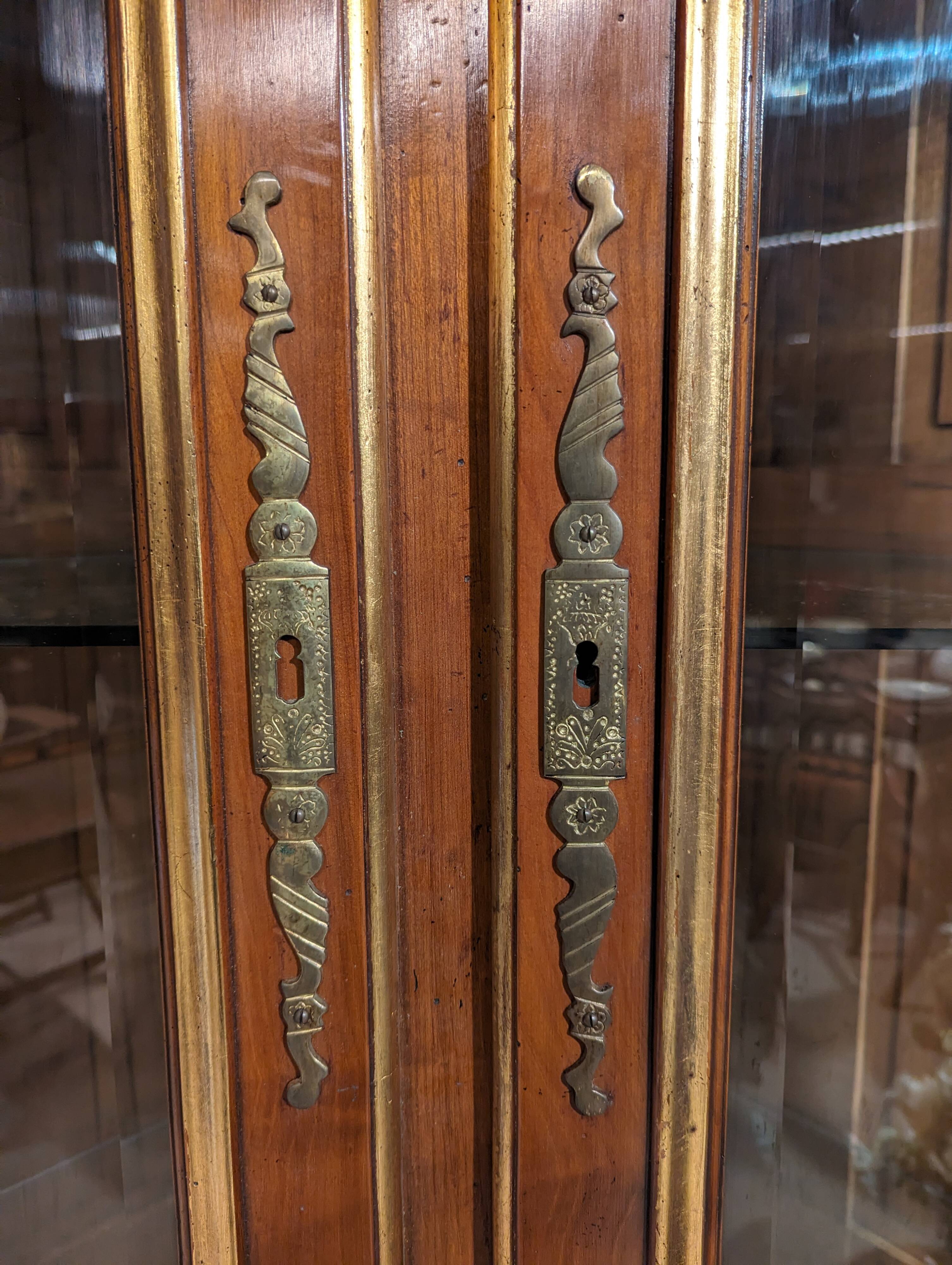 Encoignure louis XV bois doré