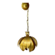 Vintage gold metal flower pendant