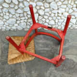 Vico Magistretti red carimate chair for Mario Luigi Comi, Italy