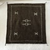 Coussin en soie de cactus - Marron