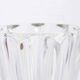 Diamond-shaped glass vase