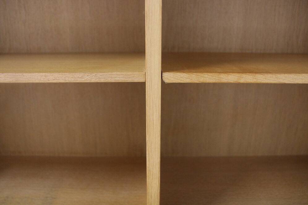 Scandinavian oak library "MTP", Marian Grabinski, IKEA, Sweden