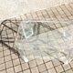 Coffee table DESIGN Modernist glass and transparent plexiglass Lucite DAVID LANGE 75x50
