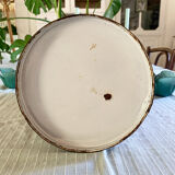 Broc vintage enamel pink and white