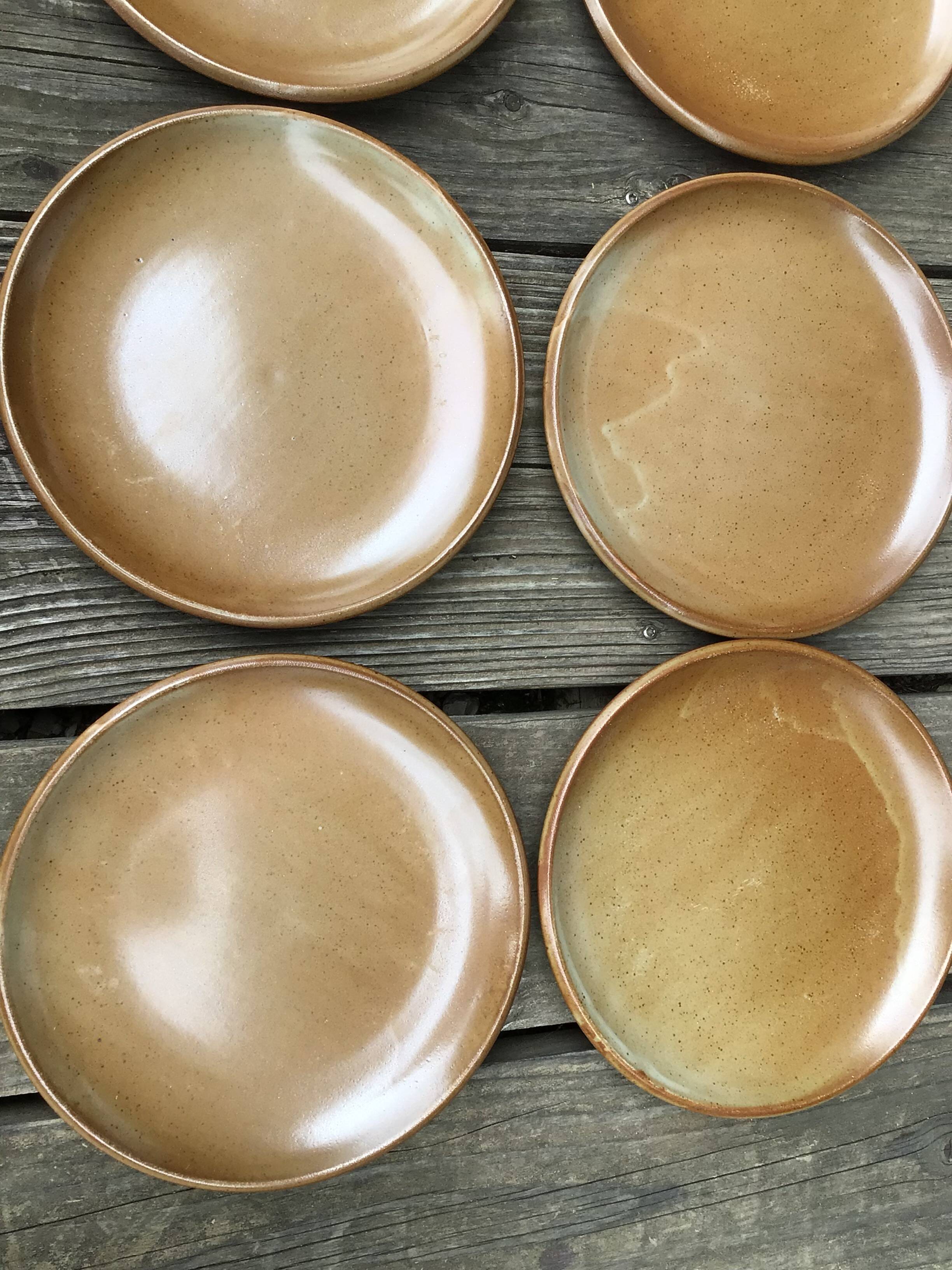9 Brenne Stoneware Dinner Plates
