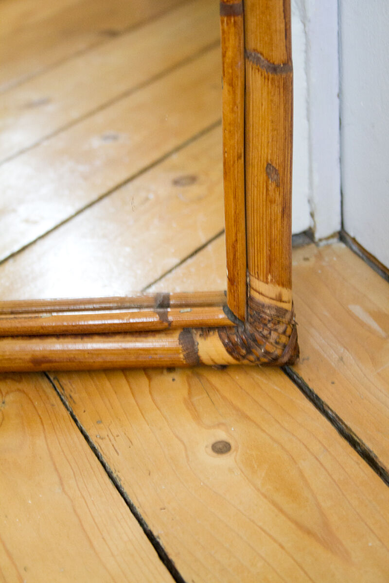 Rattan mirror - 64x39cm