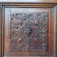 Renaissance oak carved buffet cabinet