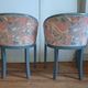 Pair of Art Deco Rosello barrel chairs