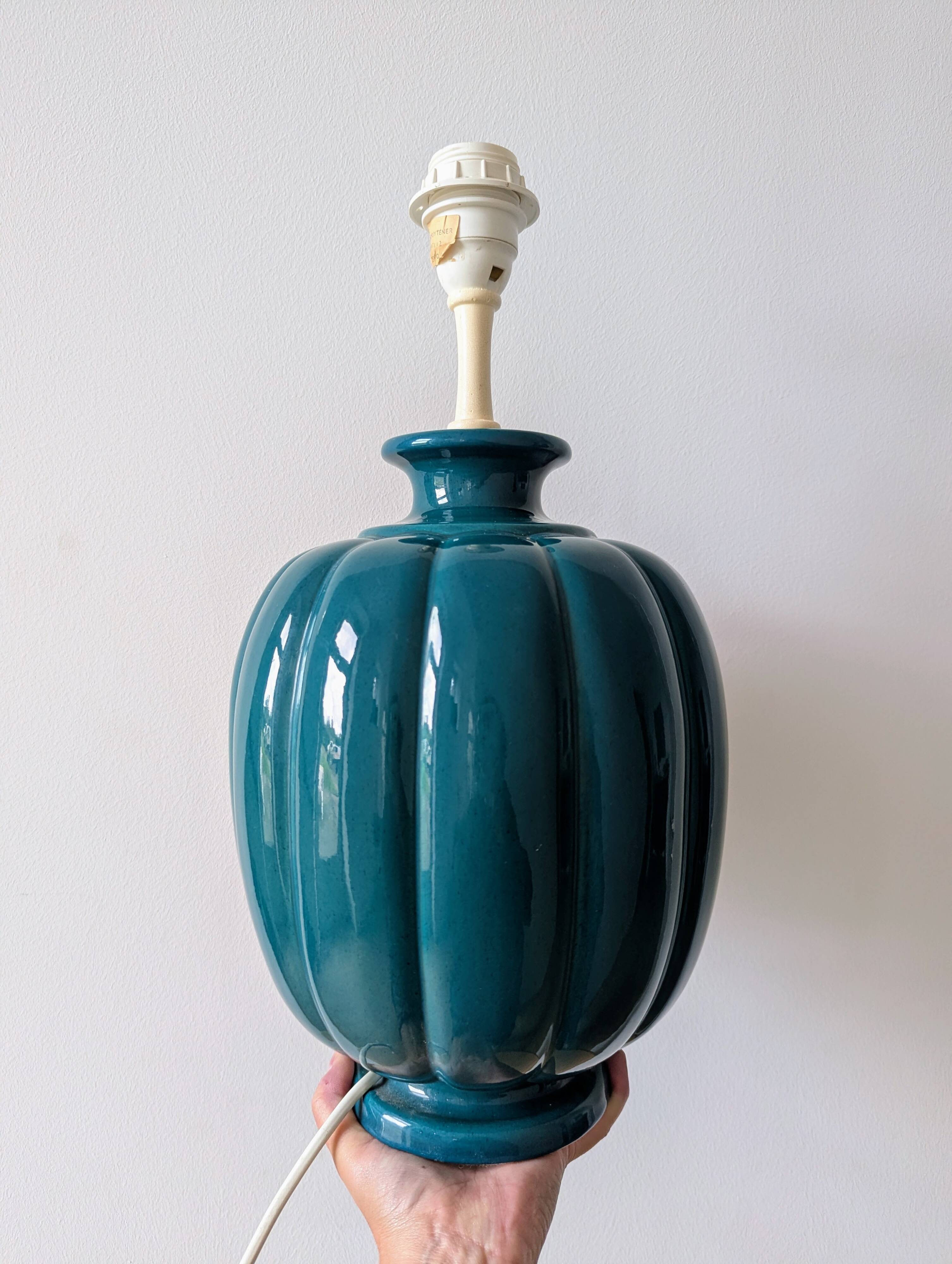 Deschuytener green ceramic lamp base