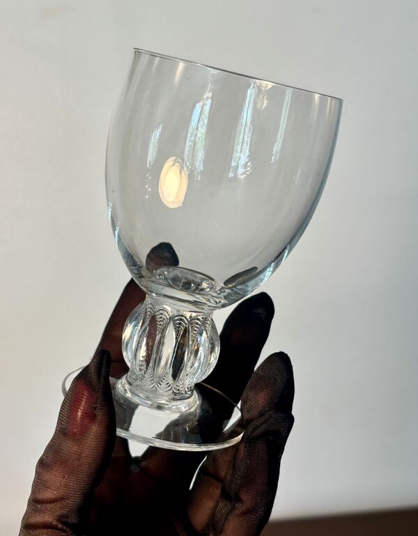 2 verres m.Alger R.Lalique avant 1945