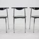 Set of Three Mid Century Dining Chairs, Germany, 1980s