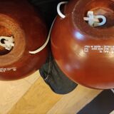 Wooden ball lamp base made in Italy
