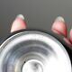6 vintage bistro-style stainless steel dessert bowls on feet