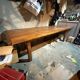 Solid oak dining table