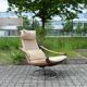 Ake fribytter for nelo sweden swivel leather lounge chair