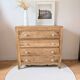 Art Deco chest of drawers in oak and porcelain