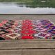 Berbere butchery rug in handmade cotton 200x100 cm