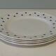 Set of 4 flat plates, Boch la Louvière Belgium 1960s