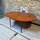 Teak table, vintage Scandinavian style from the 1960s, with hidden extension