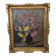 Old Oil on Canvas Painting - Still Life with Bouquet Signed M. G.