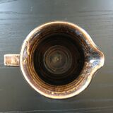 Flamed brown pitcher
