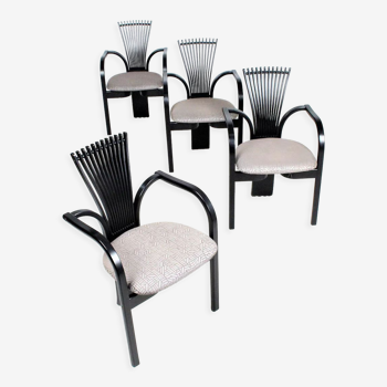 set of 4 Chairs by TORSTEIN NILSEN for Westnofa Design model "Totem Chair"