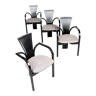 Lot de 4 chaises de Torstein Nilsen pour Westnofa, modele "chaise totem"