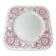 Square plate, ironstone, Medici collection, Longchamps