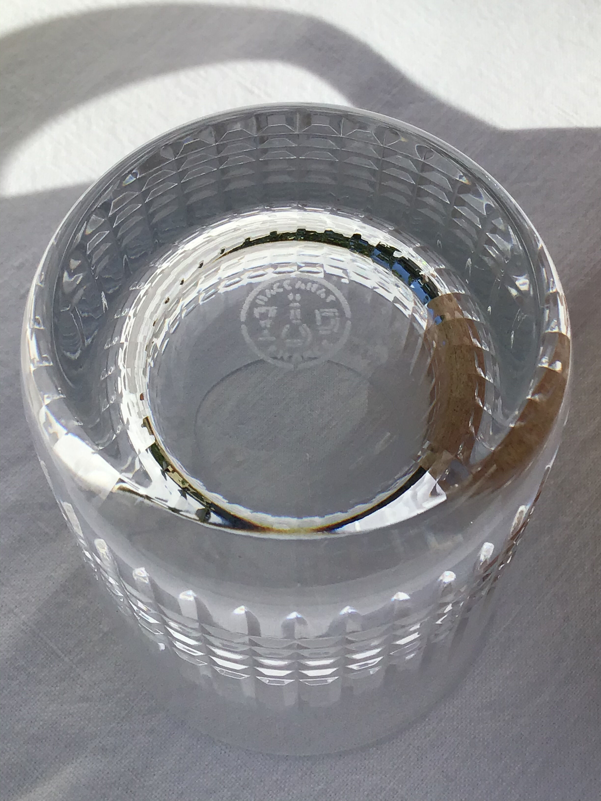 3 Crystal Glasses Baccarat model Nancy