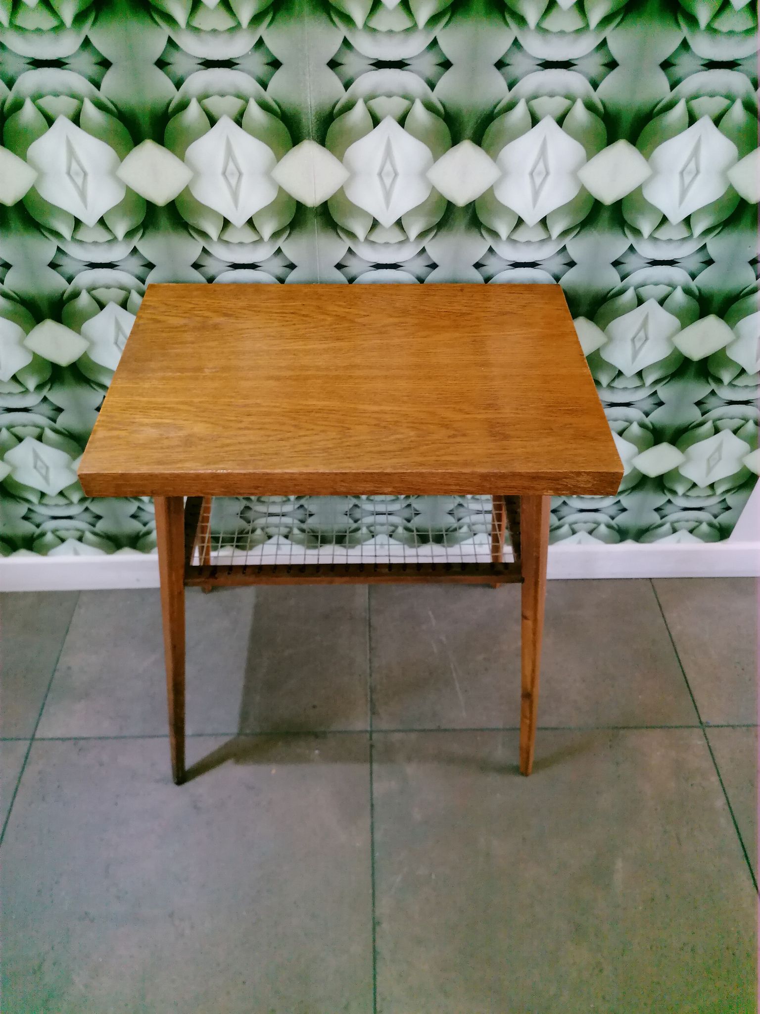 Table basse vintage, d'appoint, tchèque, Dřevopodnik Holešov