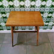 Table basse vintage, d'appoint, tchèque, Dřevopodnik Holešov