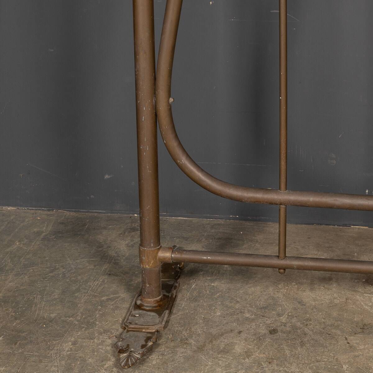 Antique 19thc victorian pair of brass coat stands c.1890