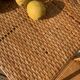 Paire de chevets rotin vintage
