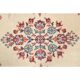 1970s Turkish Oushak Handmade Wool Cotton Beige Area Rug 103x206