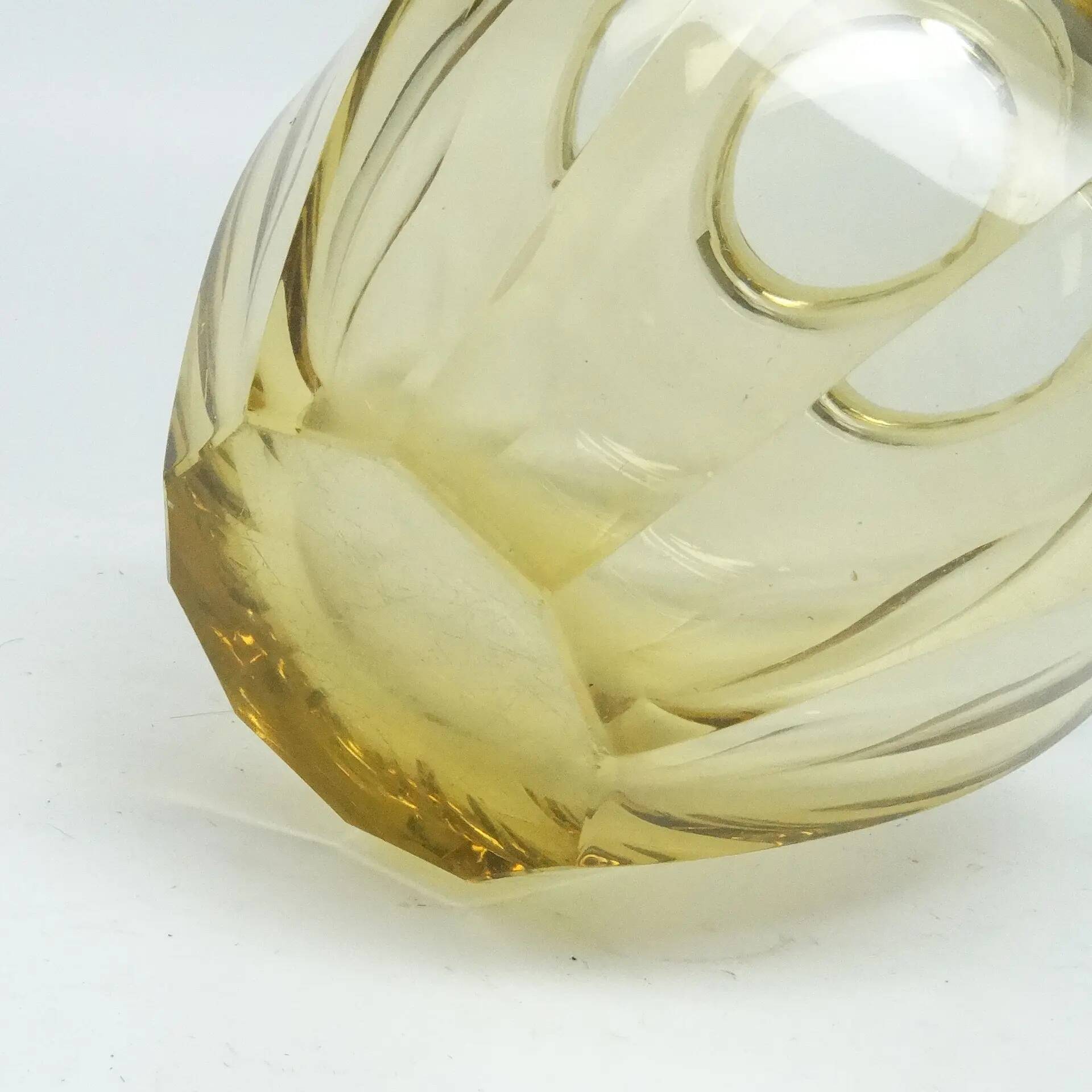 Art Deco vase, crystal, design by J. Hoffmann, Bohemia, Czech Republic, 1930s