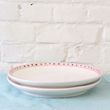 Set of two flat plates 'the bell'