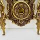 Bronze Coat Rack and Wall Shelf, Vintage, Louis XV Style