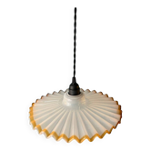 Suspension en verre de murano épais bullé