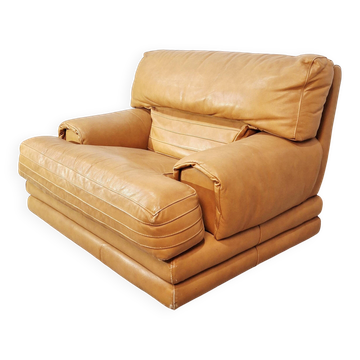 1970s leather armchair