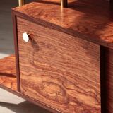 Illuminated Room Divider - Rosewood & Brass