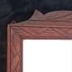 Art deco wall cabinet with mirror and two drawers
