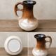 Vintage vase from West Germany model 142/25 in glazed ceramic, dating