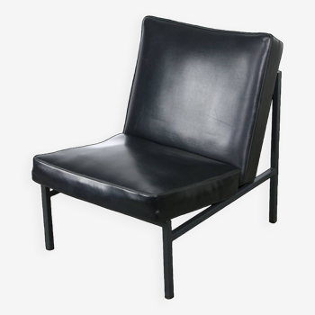 Vintage Black Lounge Chair from Stol Kamnik, 1960s