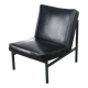 Fauteuil lounge vintage noir de Stol Kamnik, 1960s
