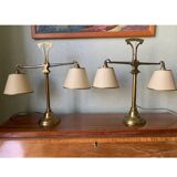 Pair of old table lamps