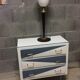 Lamp Mazda mahogany and brass  1930, 40