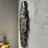 Vintage Mexican metal large mirror